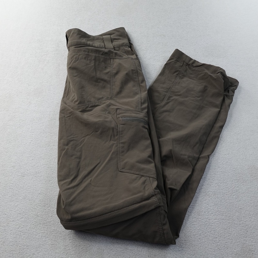 Outdoor Research Ferrosi Convertible Pants Womens 0 Brown Hiking Zip Off Stretch